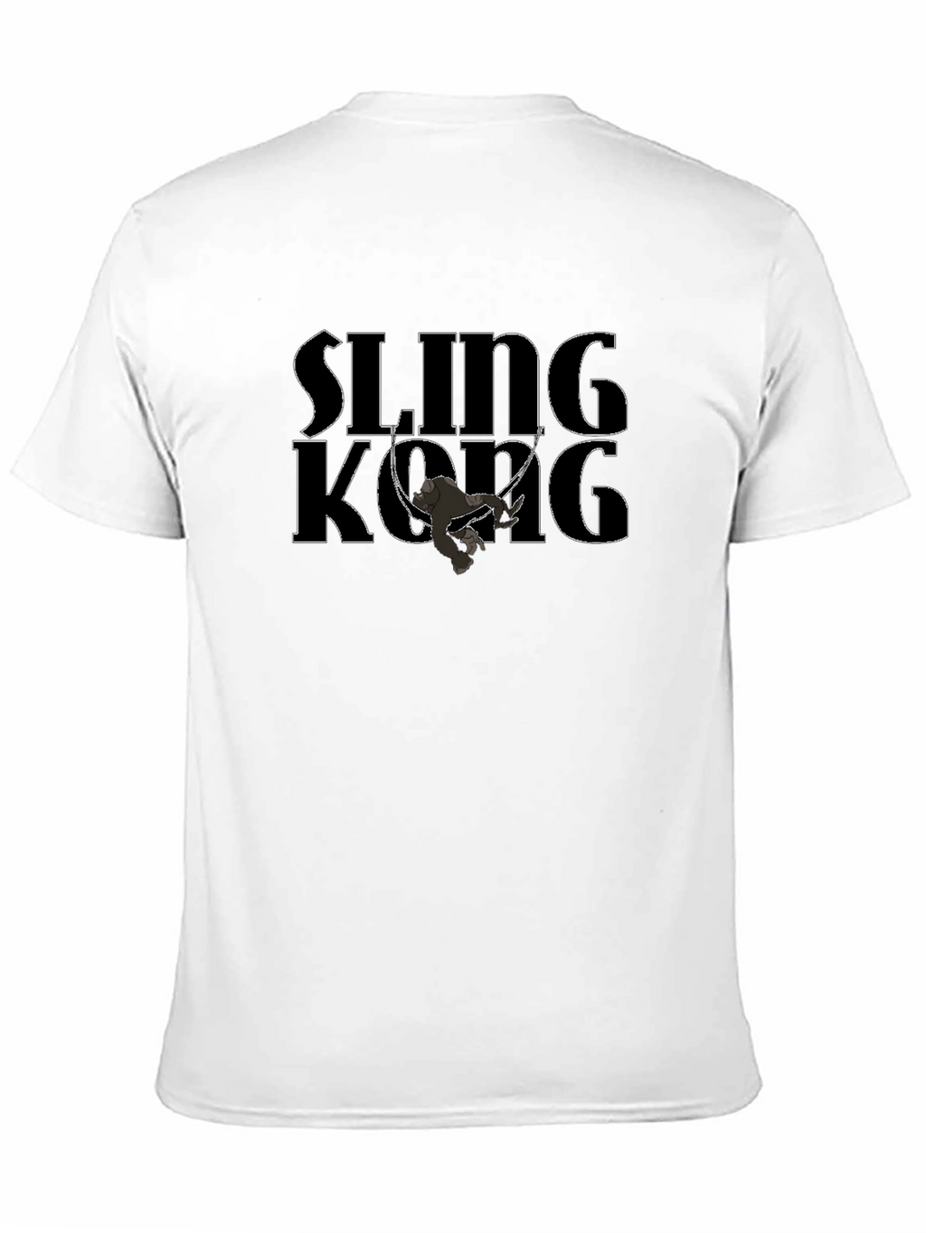 Sling Kong Graphic T-Shirt - Black Cotton Tee
