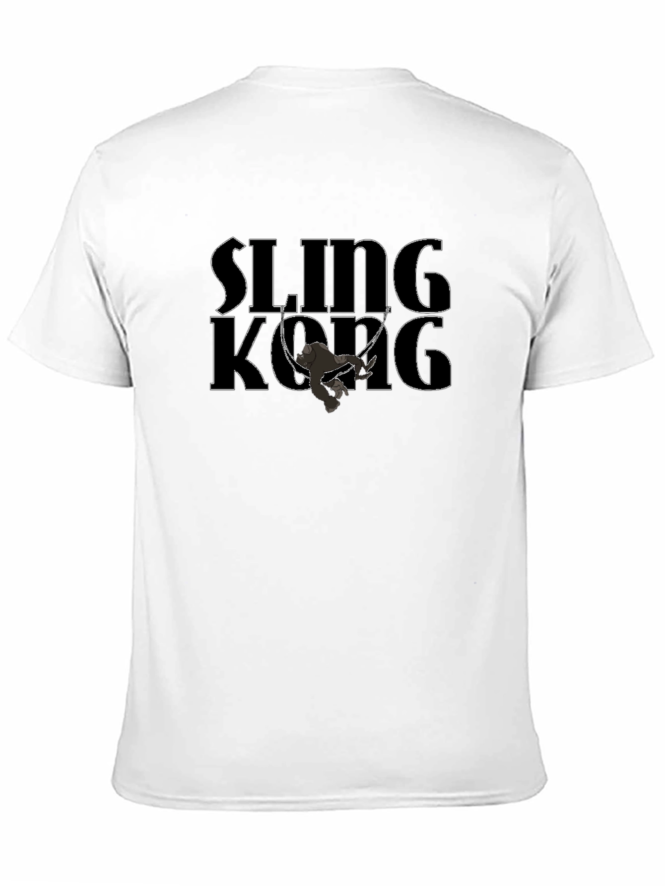 Sling Kong Graphic T-Shirt - Black Cotton Tee