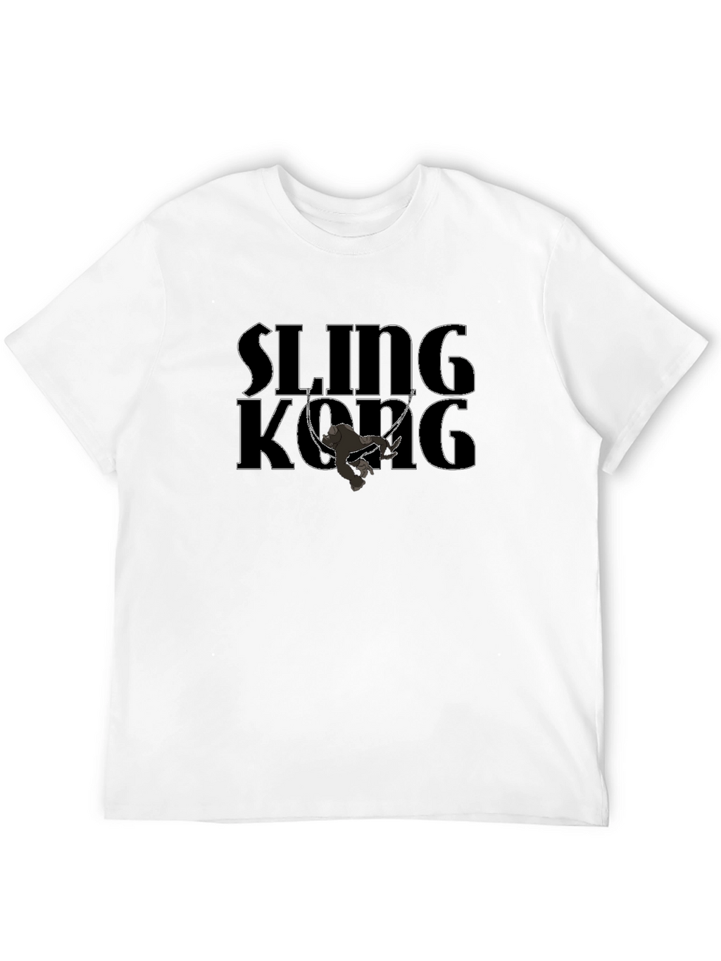 Sling Kong Graphic T-Shirt - Black Cotton Tee