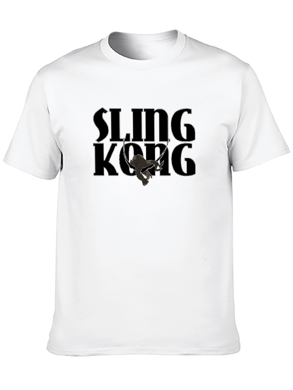 Sling Kong Graphic T-Shirt - Black Cotton Tee