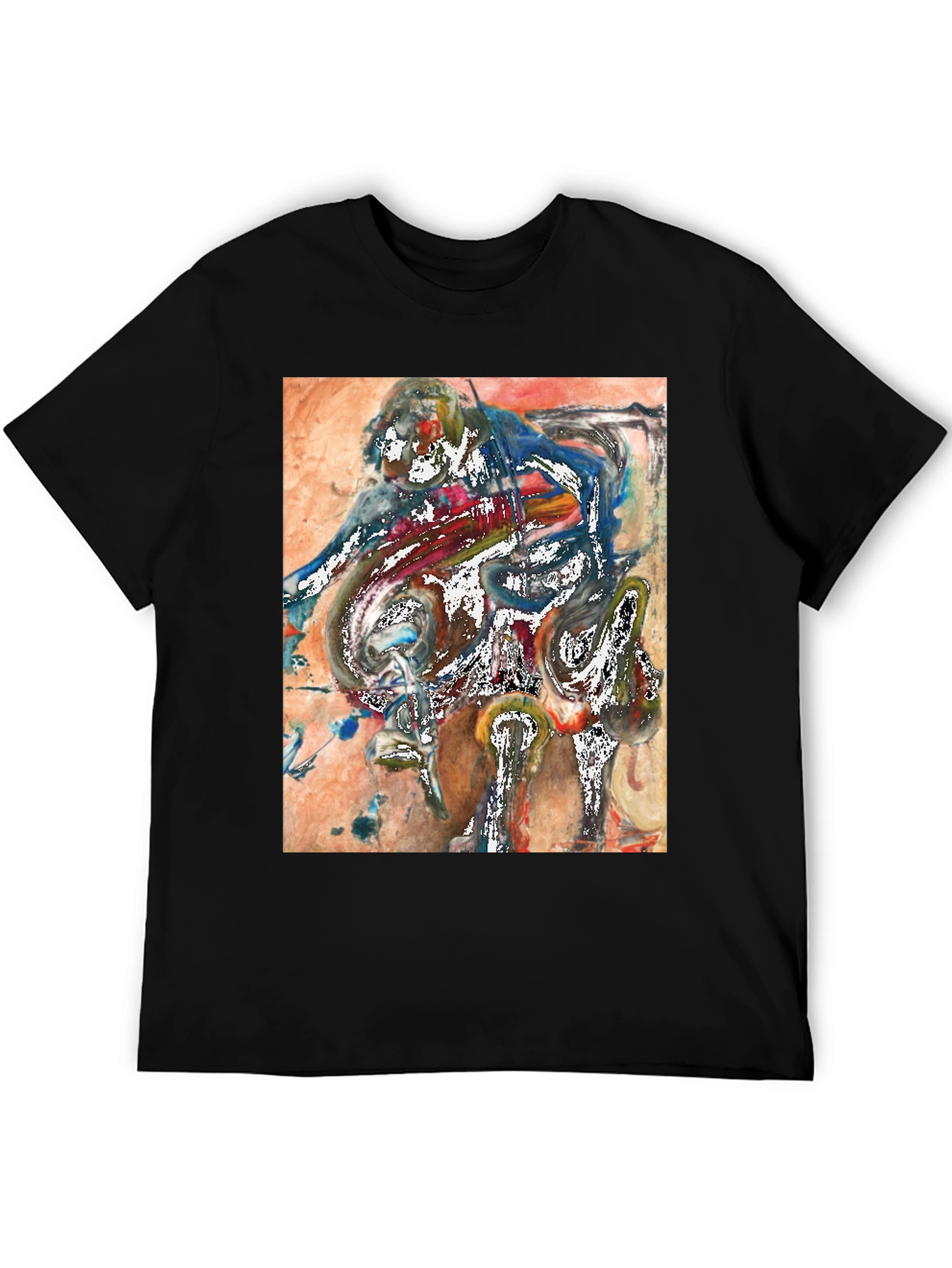 Abstract Art Graphic Tee - Unique Mens T-Shirt