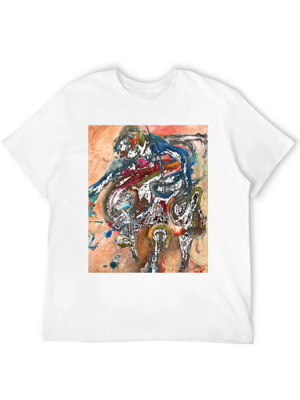 Abstract Art Graphic Tee - Unique Mens T-Shirt