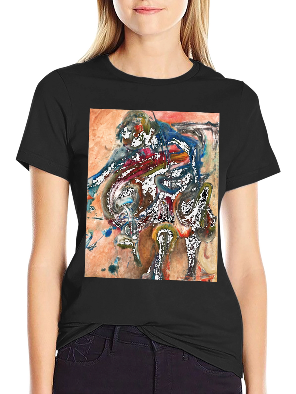 Abstract Art Graphic Tee - Unique Mens T-Shirt