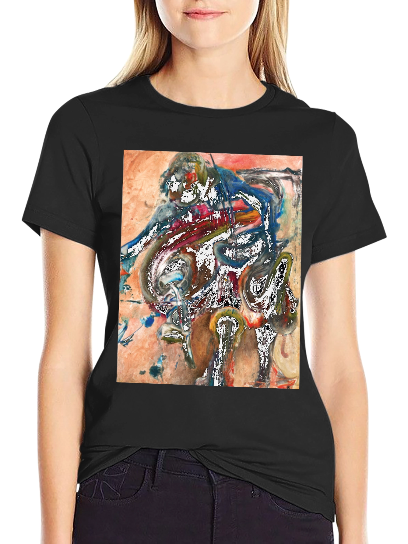 Abstract Art Graphic Tee - Unique Mens T-Shirt