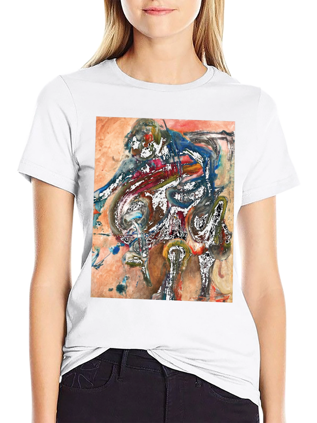 Abstract Art Graphic Tee - Unique Mens T-Shirt
