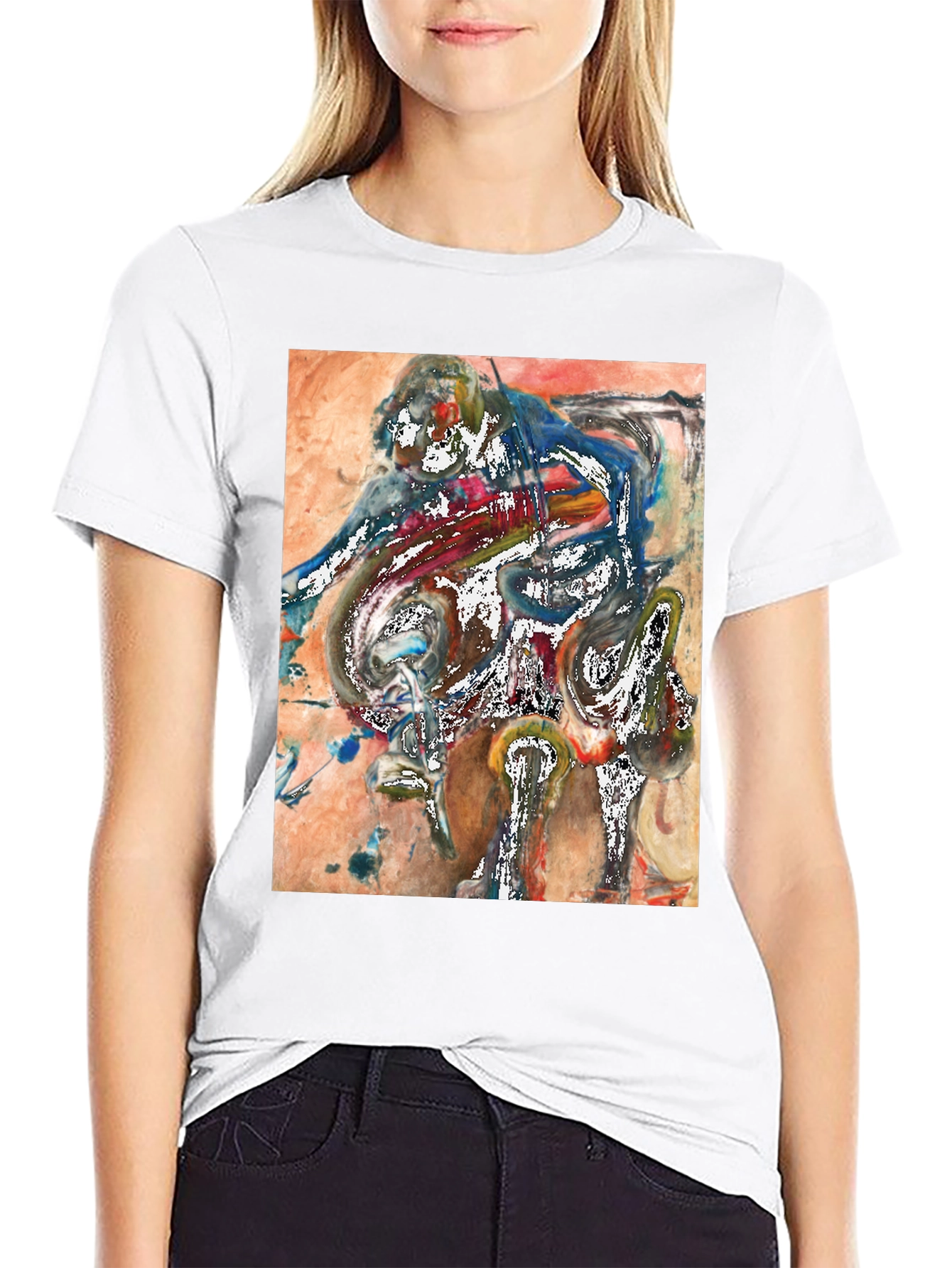 Abstract Art Graphic Tee - Unique Mens T-Shirt