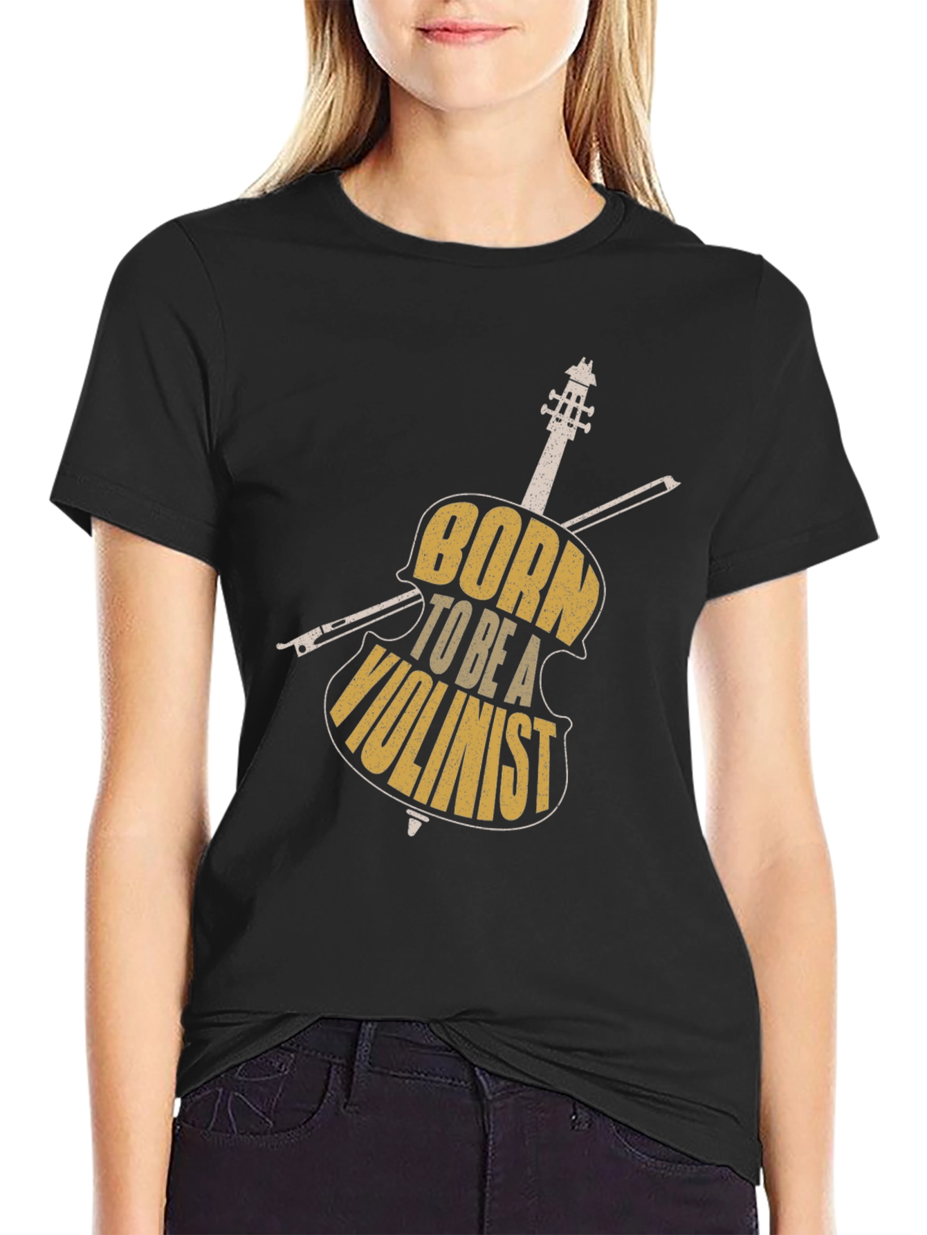 Born to Be a Violinist Graphic T-Shirt