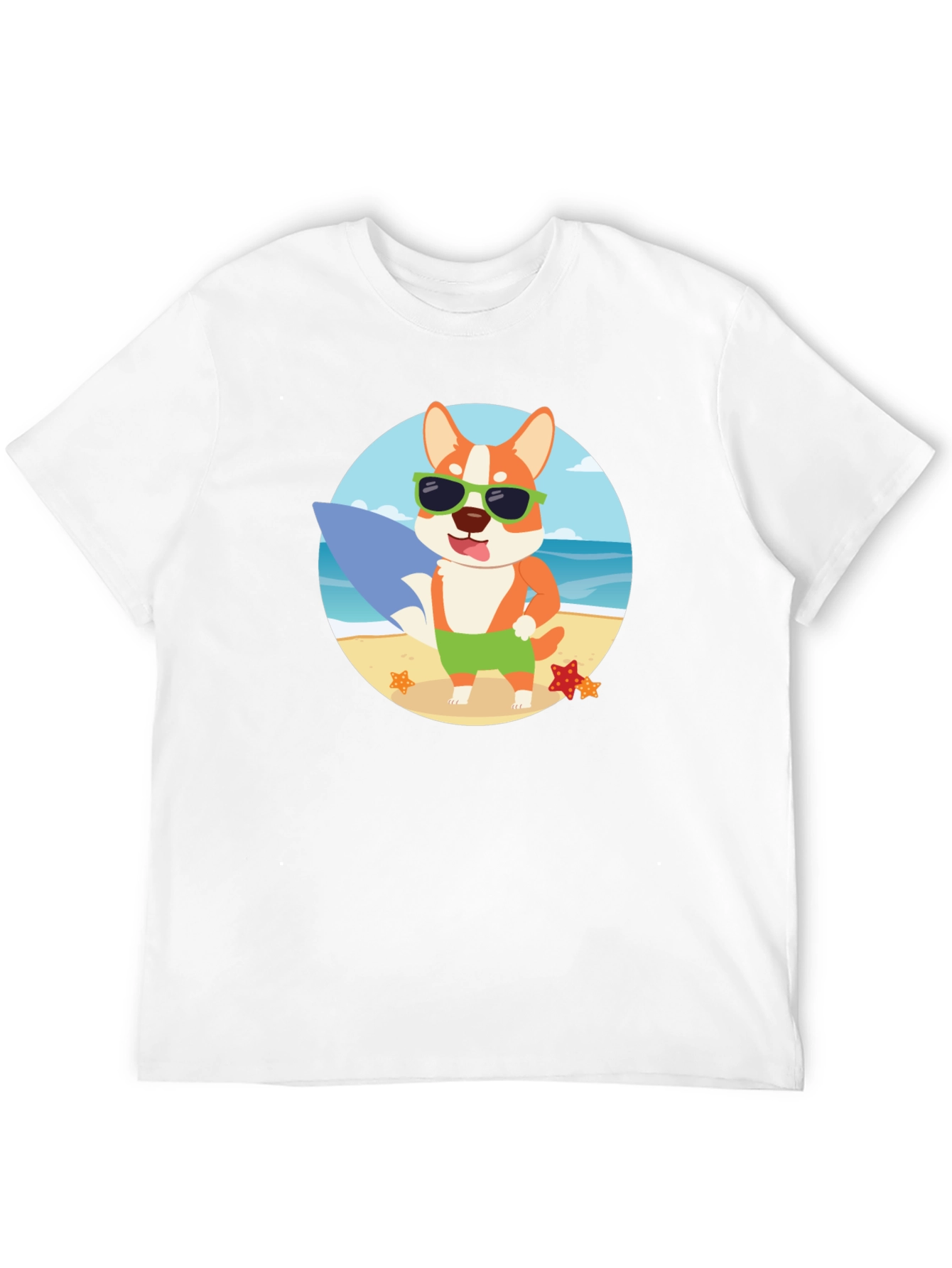 Surfing Dog Beach T-Shirt – Fun Summer Dog Lover Tee