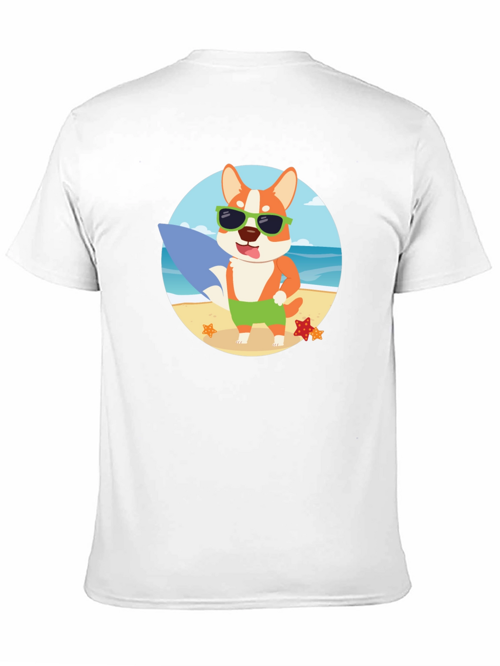 Surfing Dog Beach T-Shirt – Fun Summer Dog Lover Tee