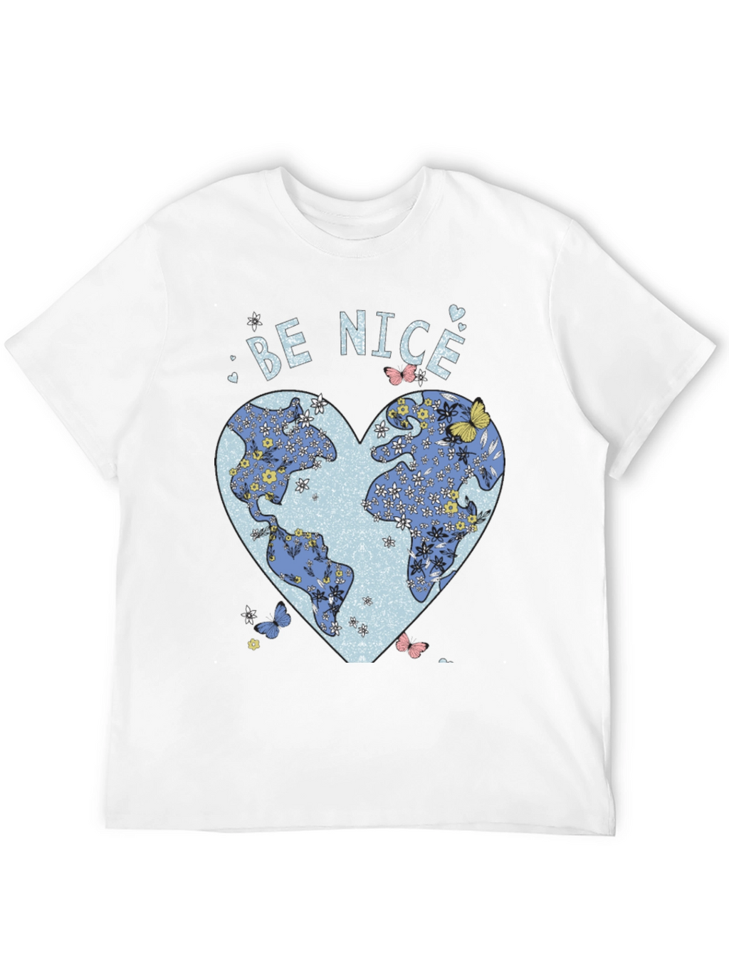 Be Nice Earth Heart Graphic Tee