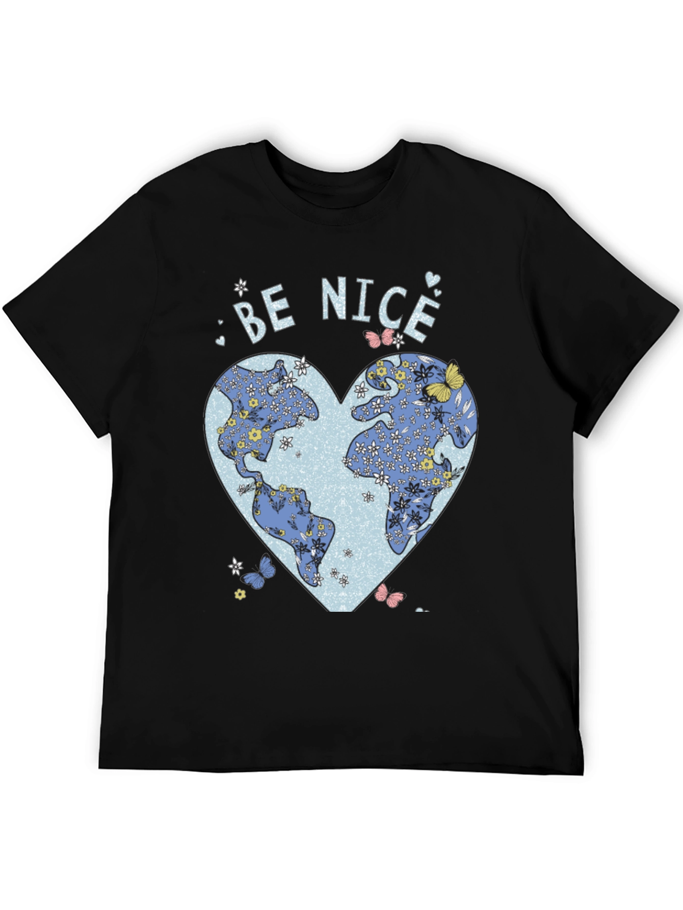 Be Nice Earth Heart Graphic Tee