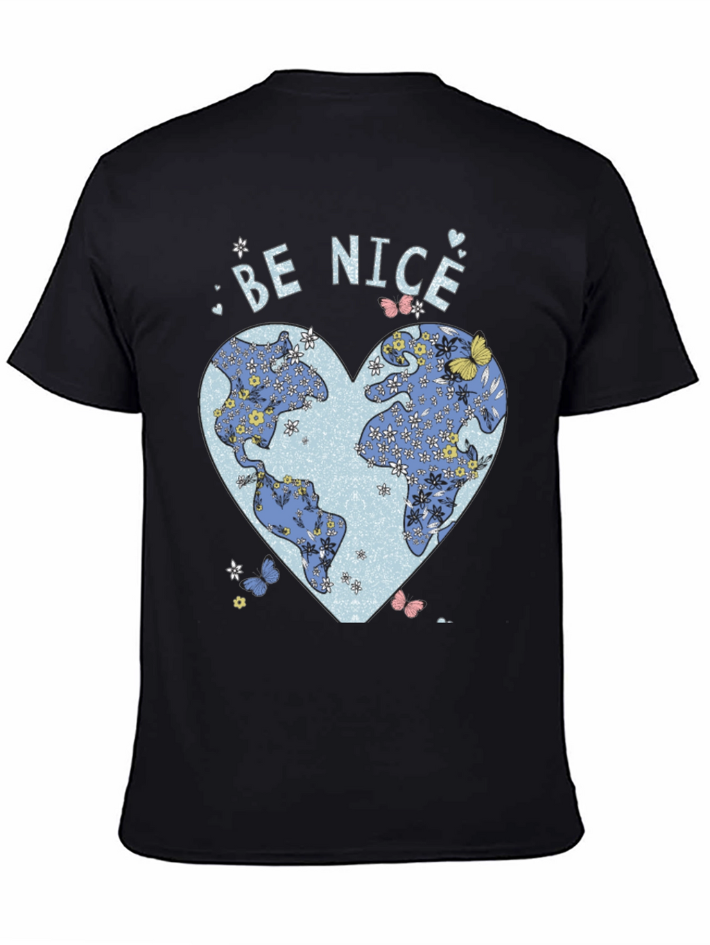 Be Nice Earth Heart Graphic Tee