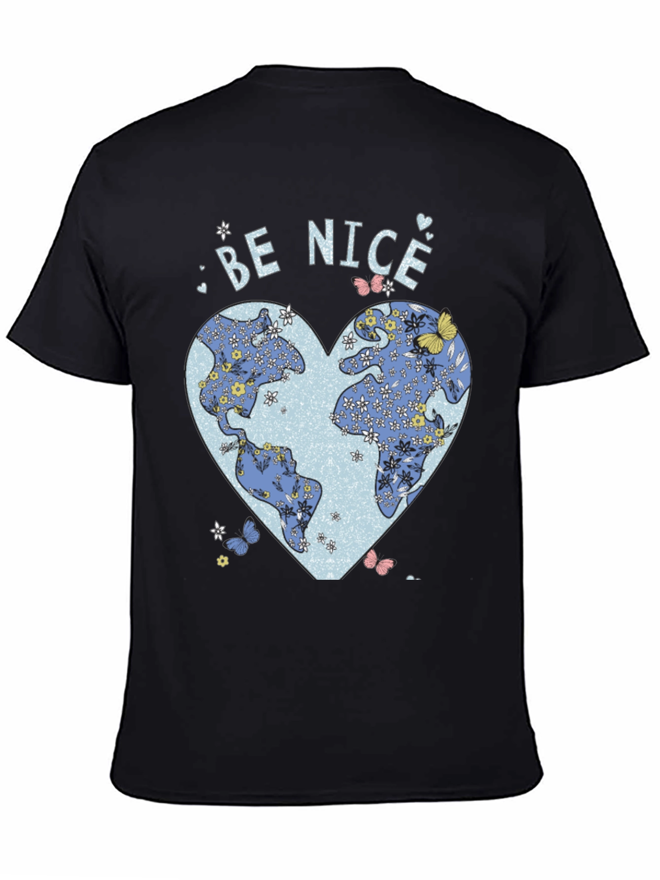 Be Nice Earth Heart Graphic Tee