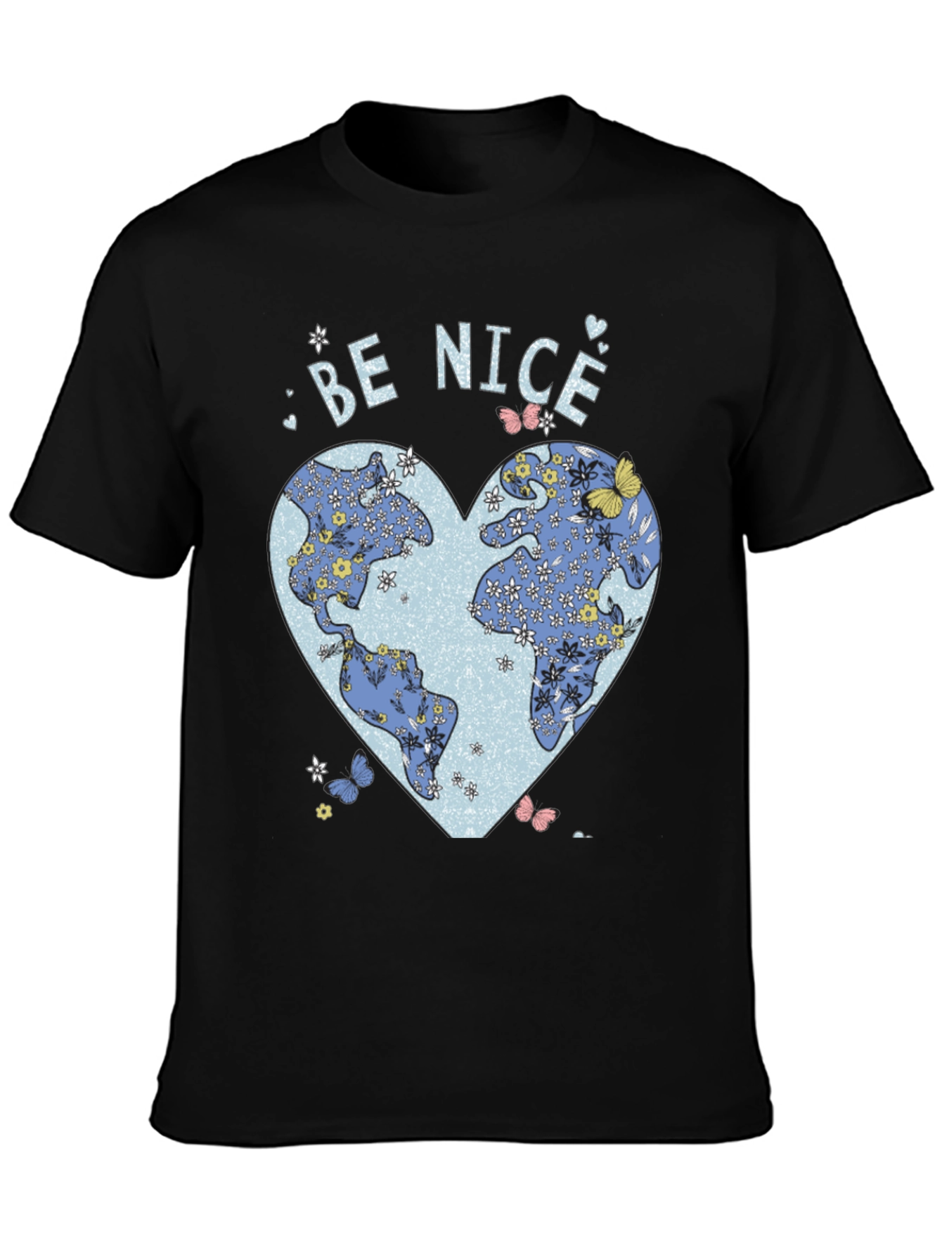 Be Nice Earth Heart Graphic Tee