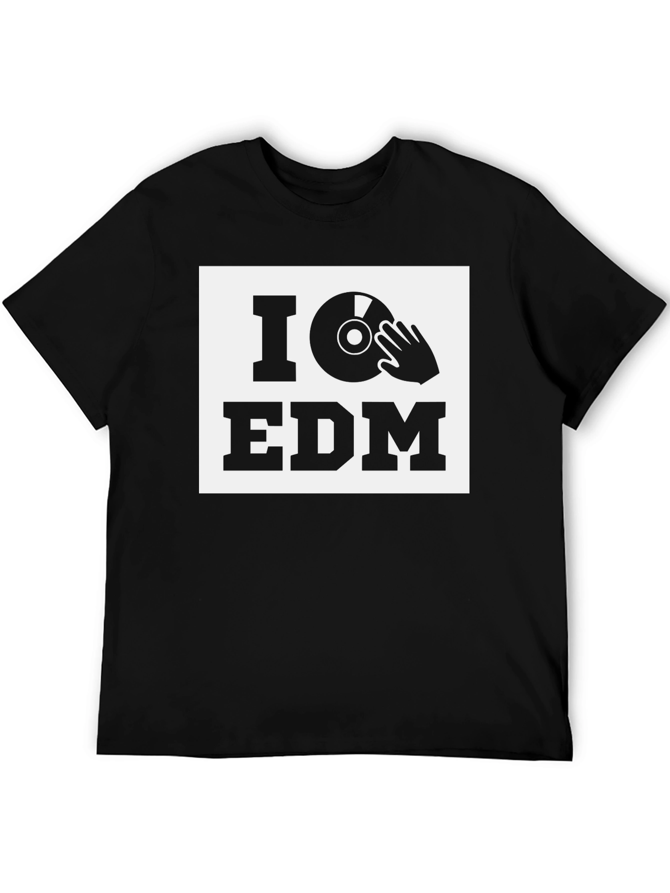 I Love EDM Graphic Tee - DJ Music T-Shirt