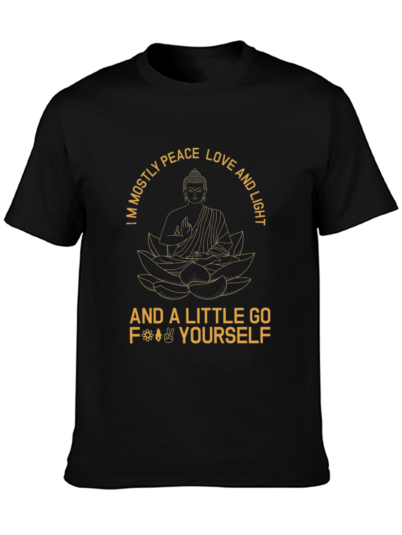 Peace Love Light Graphic T-Shirt