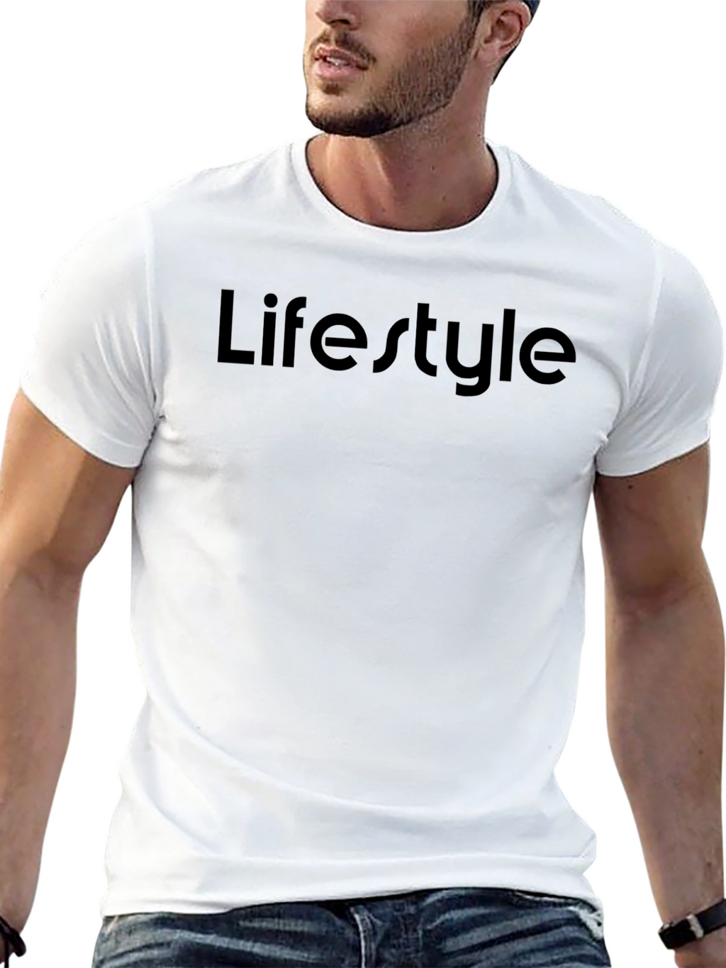 Lifestyle Graphic Black T-Shirt