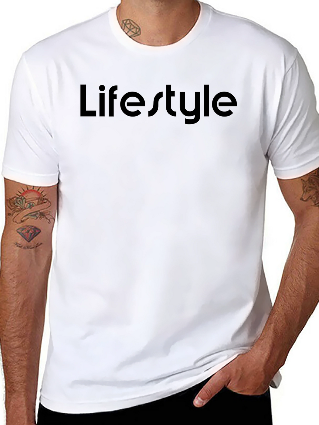 Lifestyle Graphic Black T-Shirt