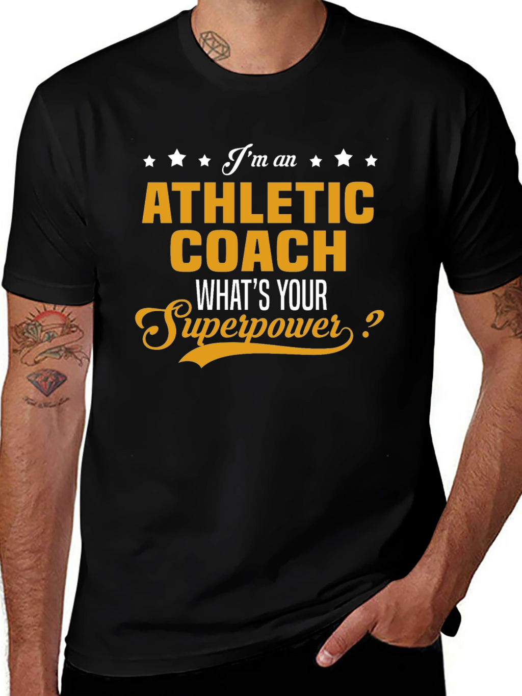 Athletic Coach Superpower T-Shirt Funny Coaching Gift