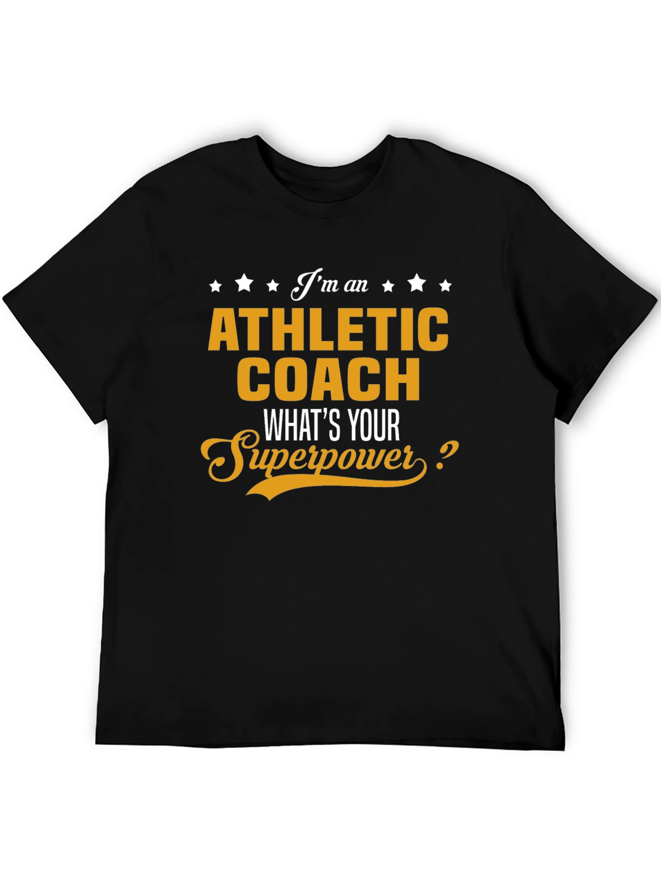 Athletic Coach Superpower T-Shirt Funny Coaching Gift
