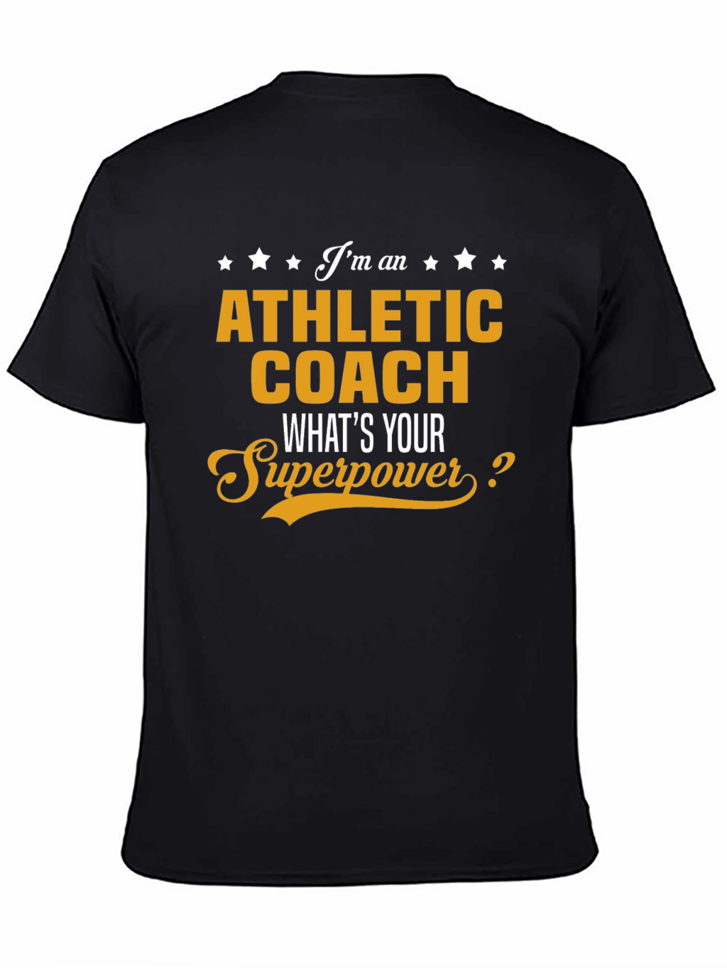 Athletic Coach Superpower T-Shirt Funny Coaching Gift