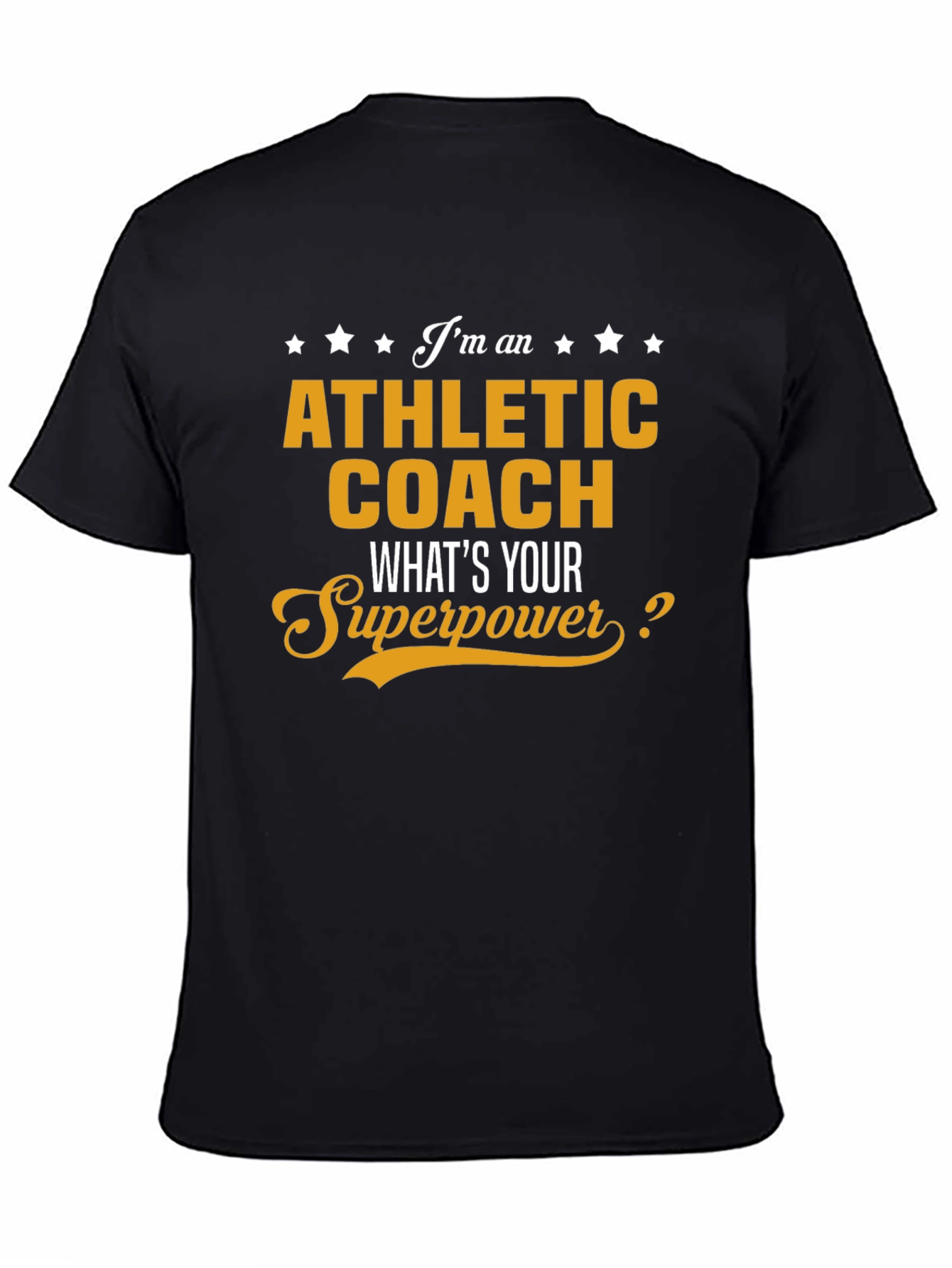 Athletic Coach Superpower T-Shirt Funny Coaching Gift