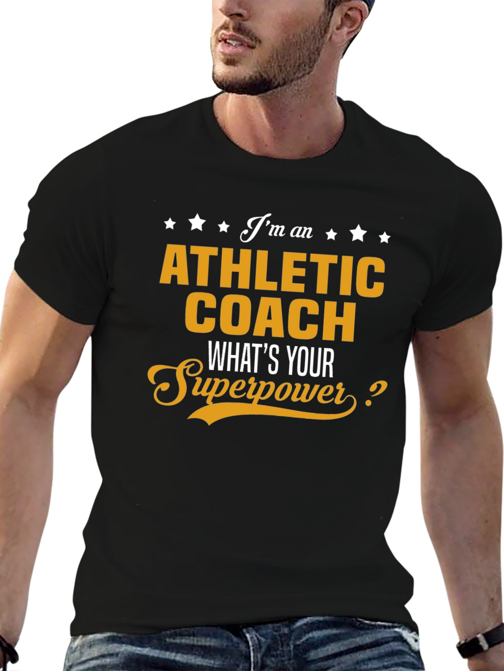 Athletic Coach Superpower T-Shirt Funny Coaching Gift