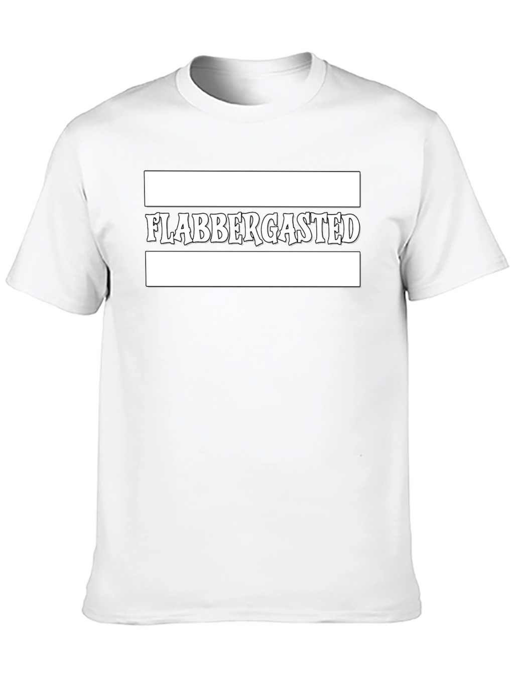 Flabbergasted Graphic Tee - Black Cotton Blend