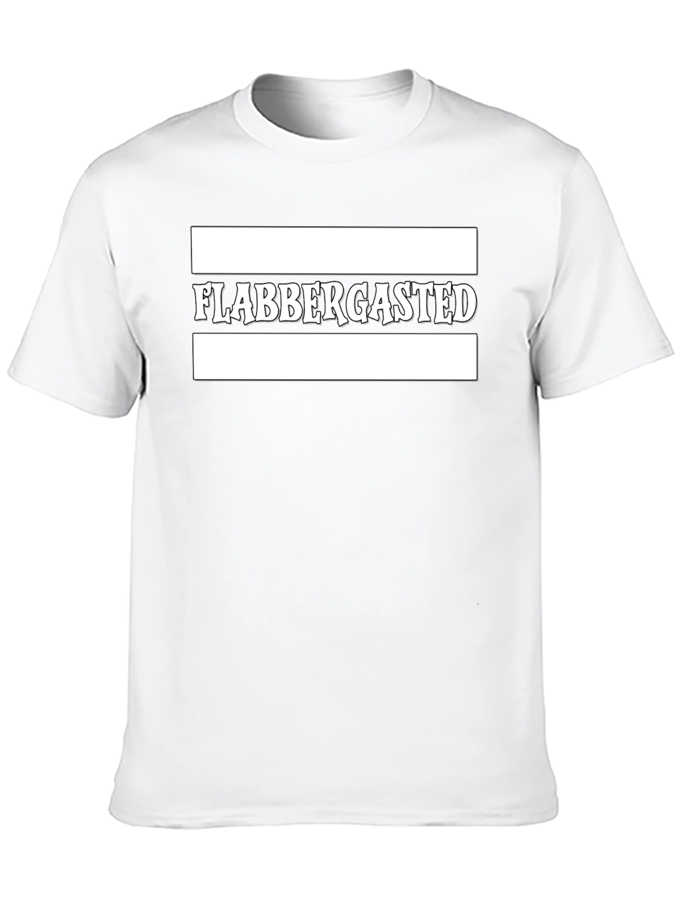 Flabbergasted Graphic Tee - Black Cotton Blend