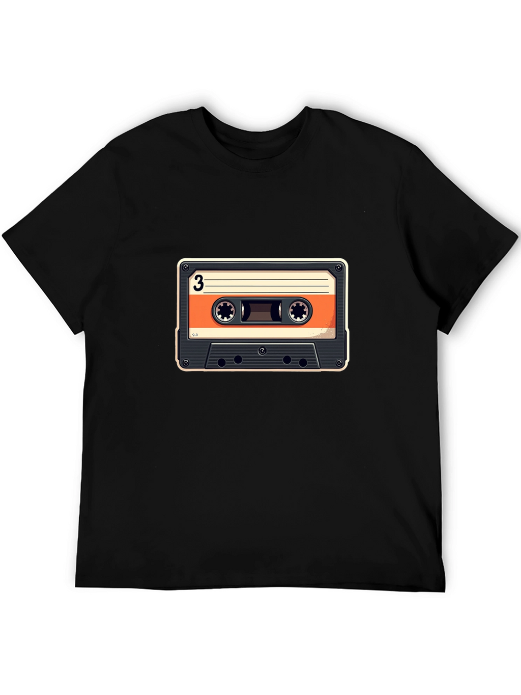 Retro Cassette Tape Graphic T-Shirt