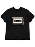 Retro Cassette Tape Graphic T-Shirt