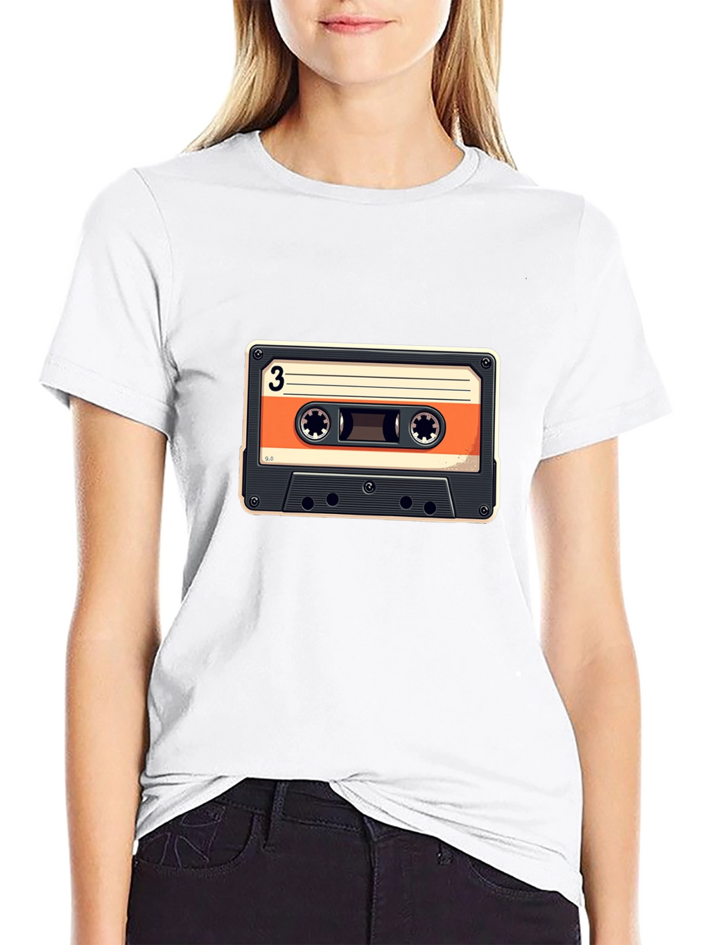 Retro Cassette Tape Graphic T-Shirt