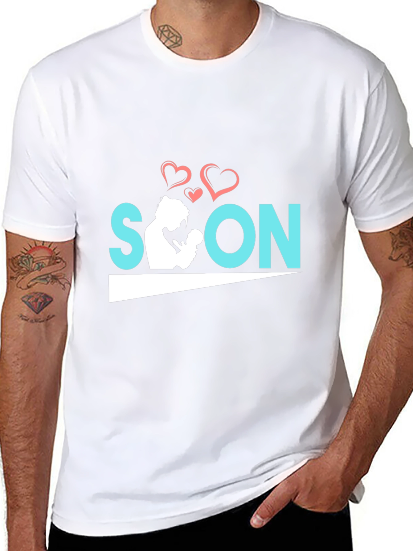 Soon To Be A Mother Black T-Shirt