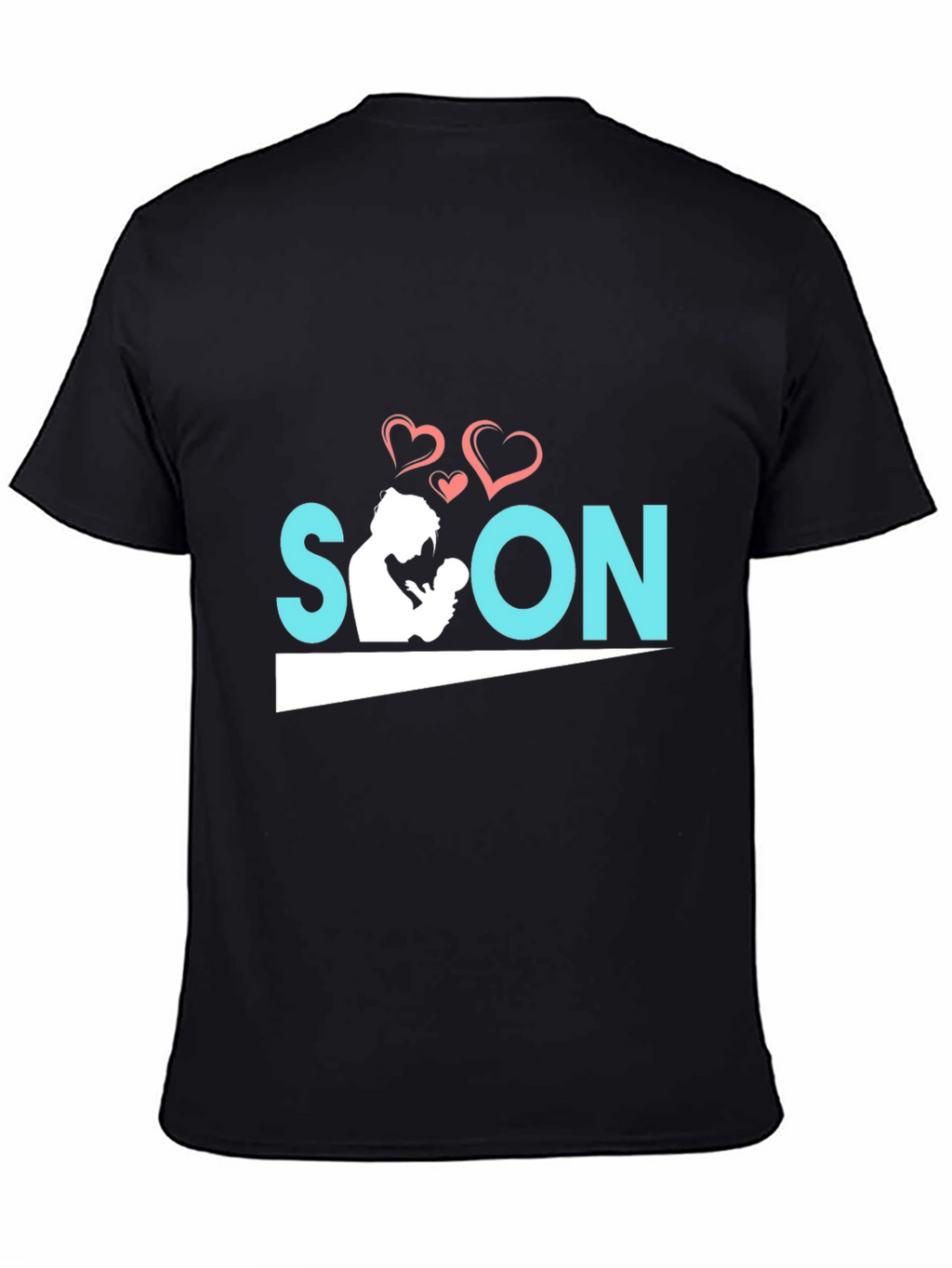 Soon To Be A Mother Black T-Shirt