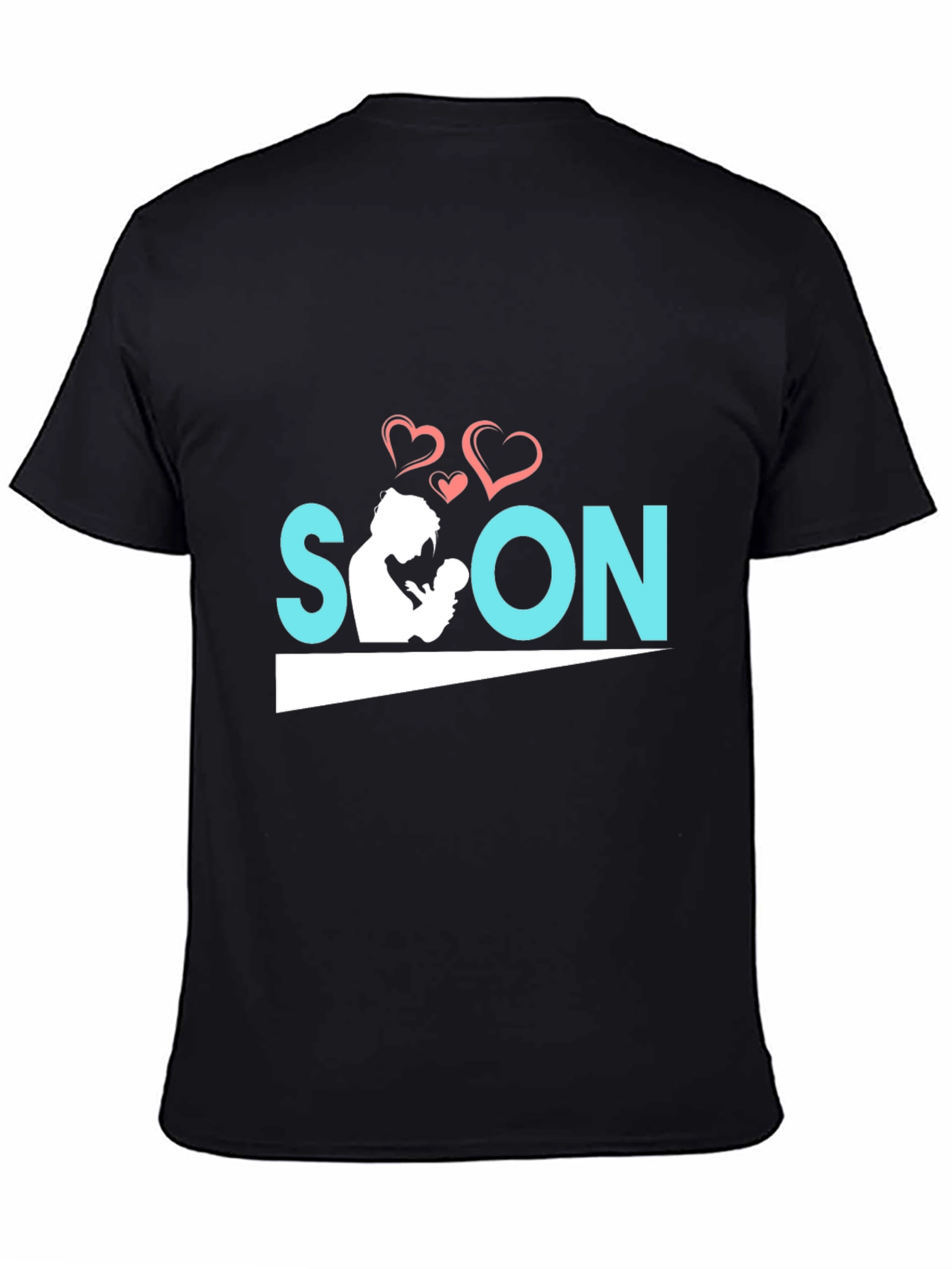 Soon To Be A Mother Black T-Shirt