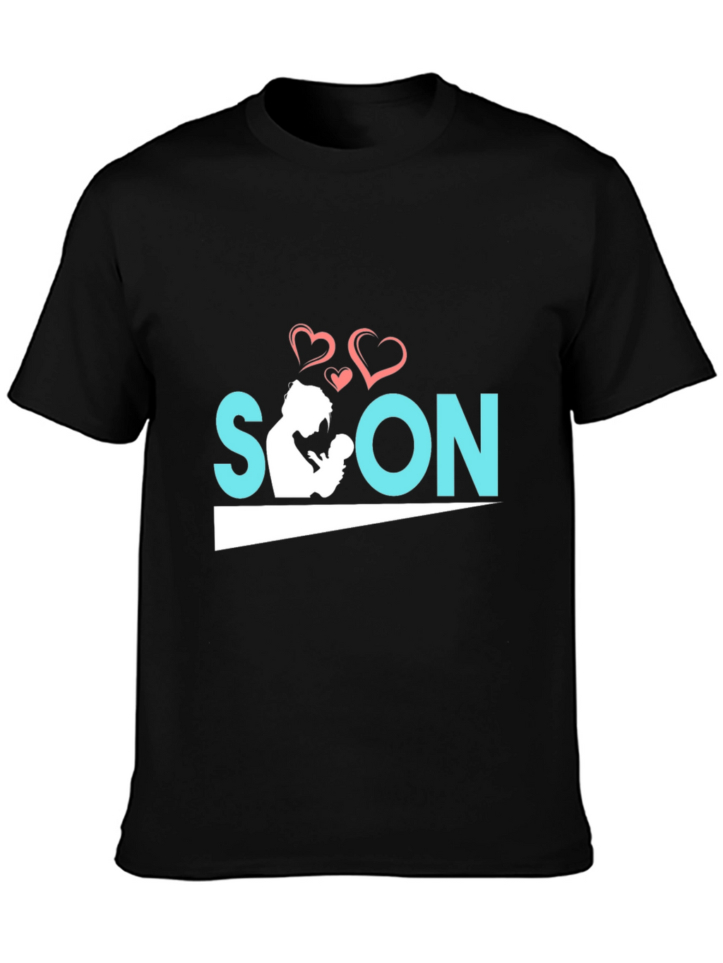 Soon To Be A Mother Black T-Shirt