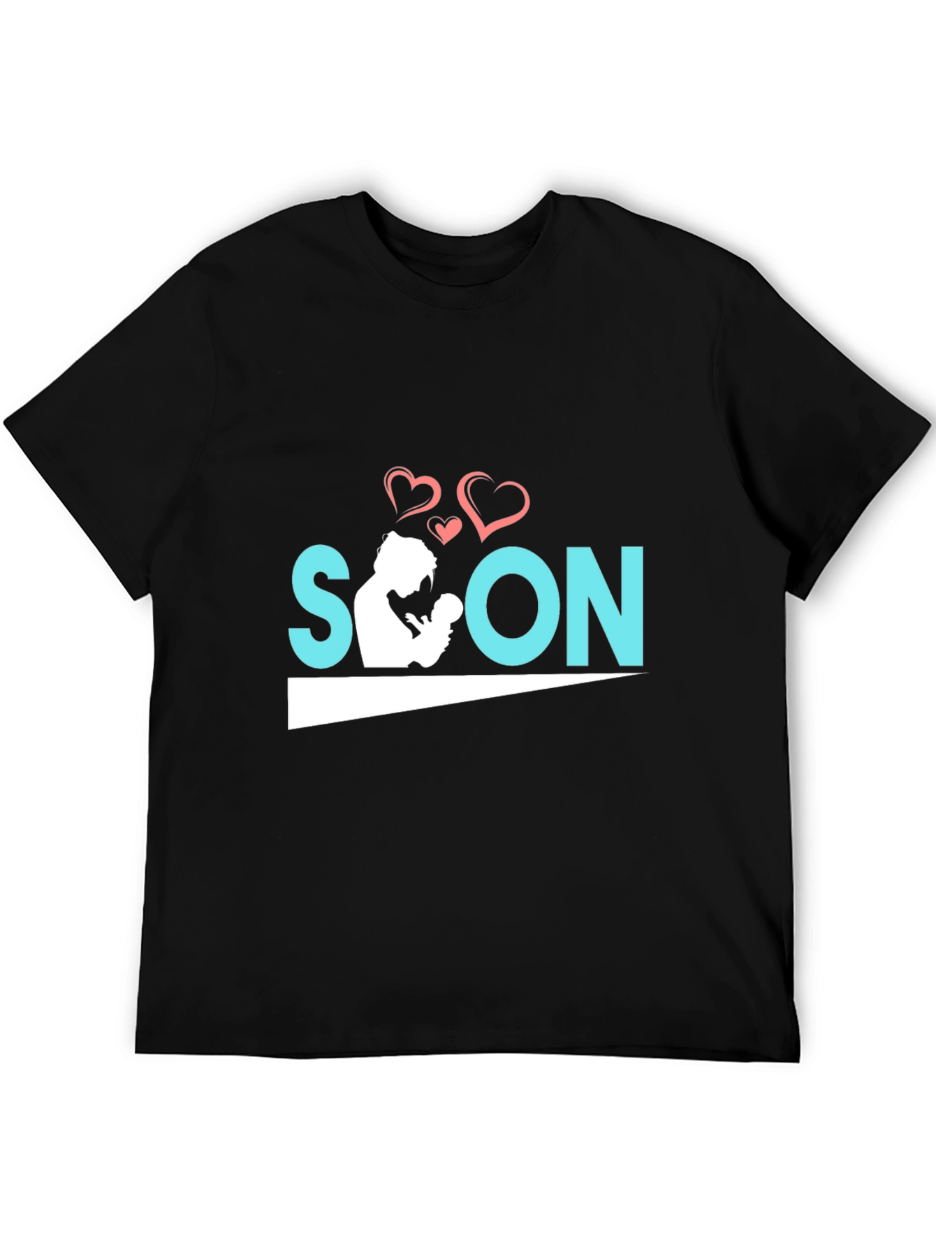 Soon To Be A Mother Black T-Shirt