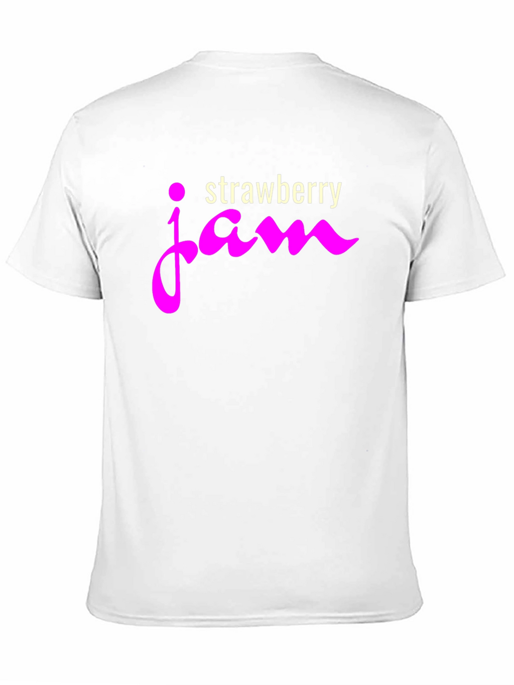 Strawberry Jam Graphic Tee - Casual Black T-Shirt