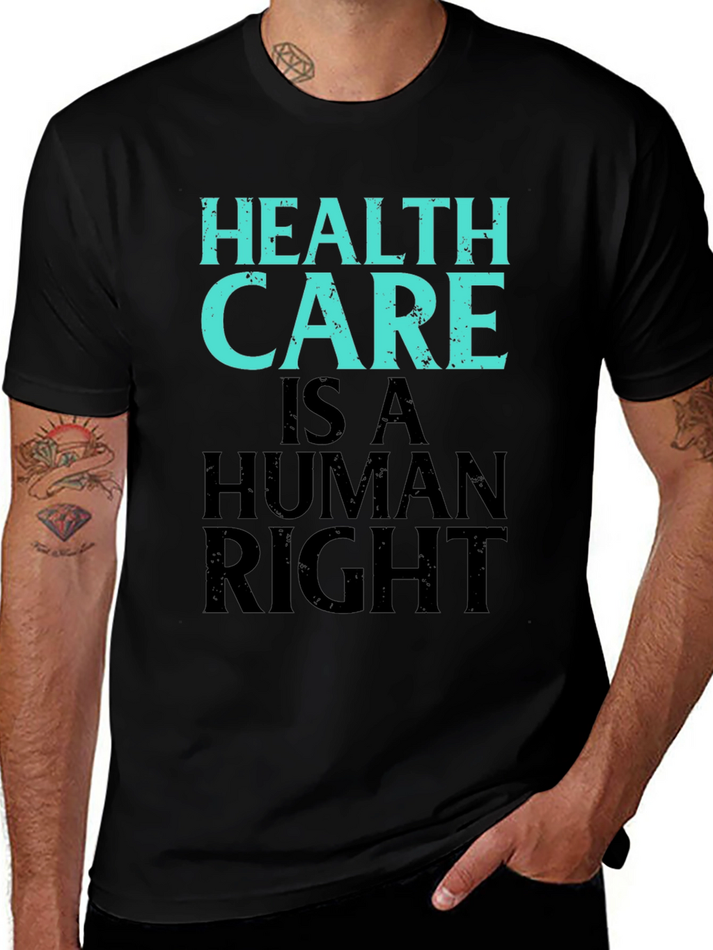 Health Care Is A Human Right Graphic Tee