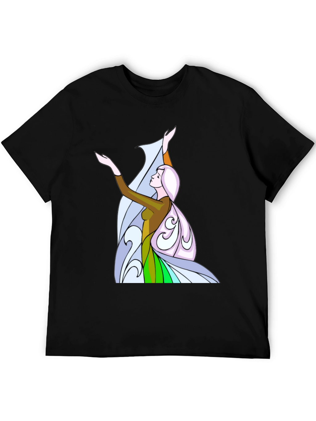 Elegant Woman Graphic Tee - Unique Design