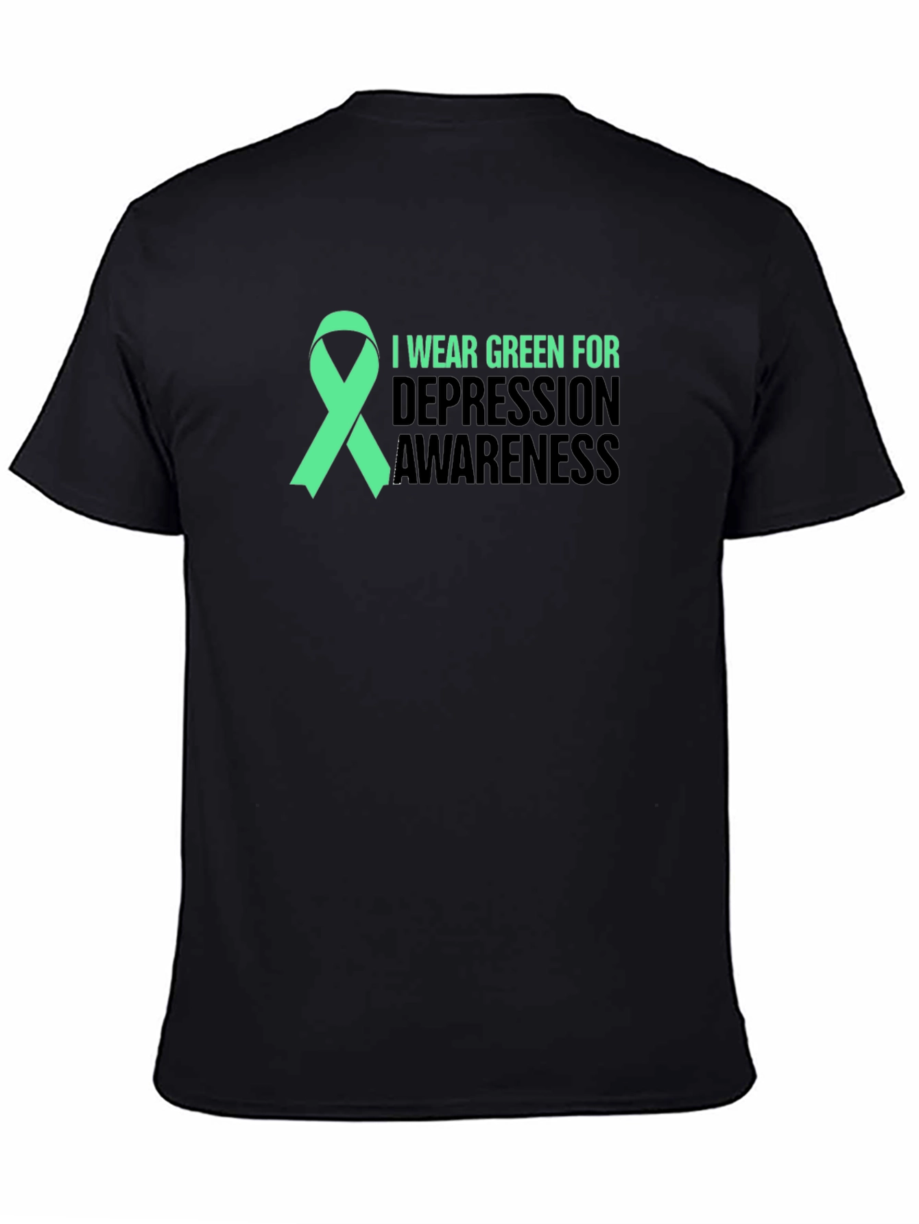 Green Ribbon Depression Awareness T-Shirt