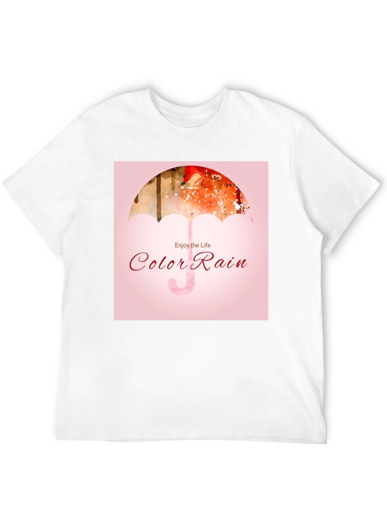 Color Rain Umbrella Graphic Tee