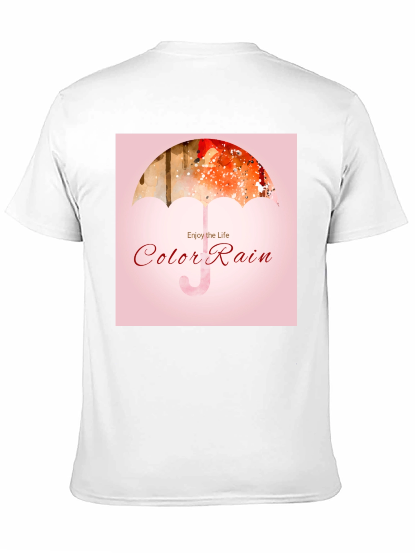 Color Rain Umbrella Graphic Tee