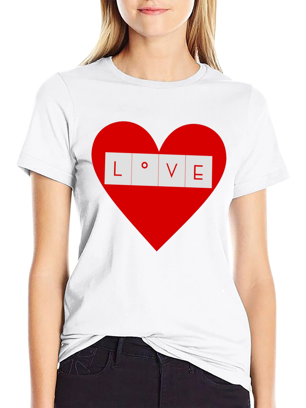 Love Heart T-Shirt - Stylish Valentines Day Apparel