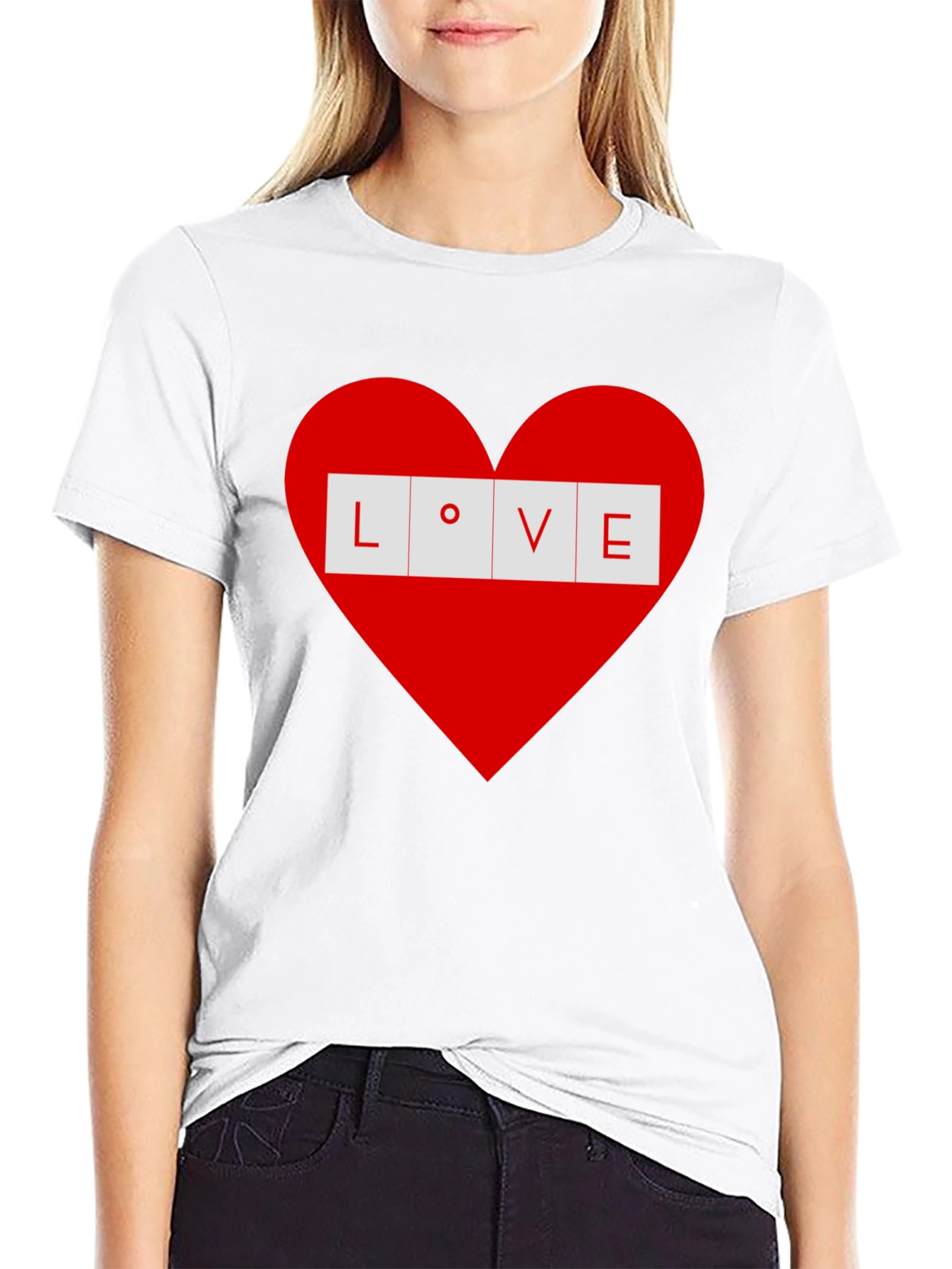 Love Heart T-Shirt - Stylish Valentines Day Apparel