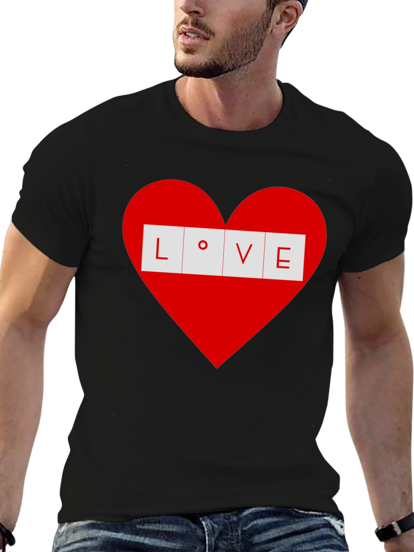 Love Heart T-Shirt - Stylish Valentines Day Apparel