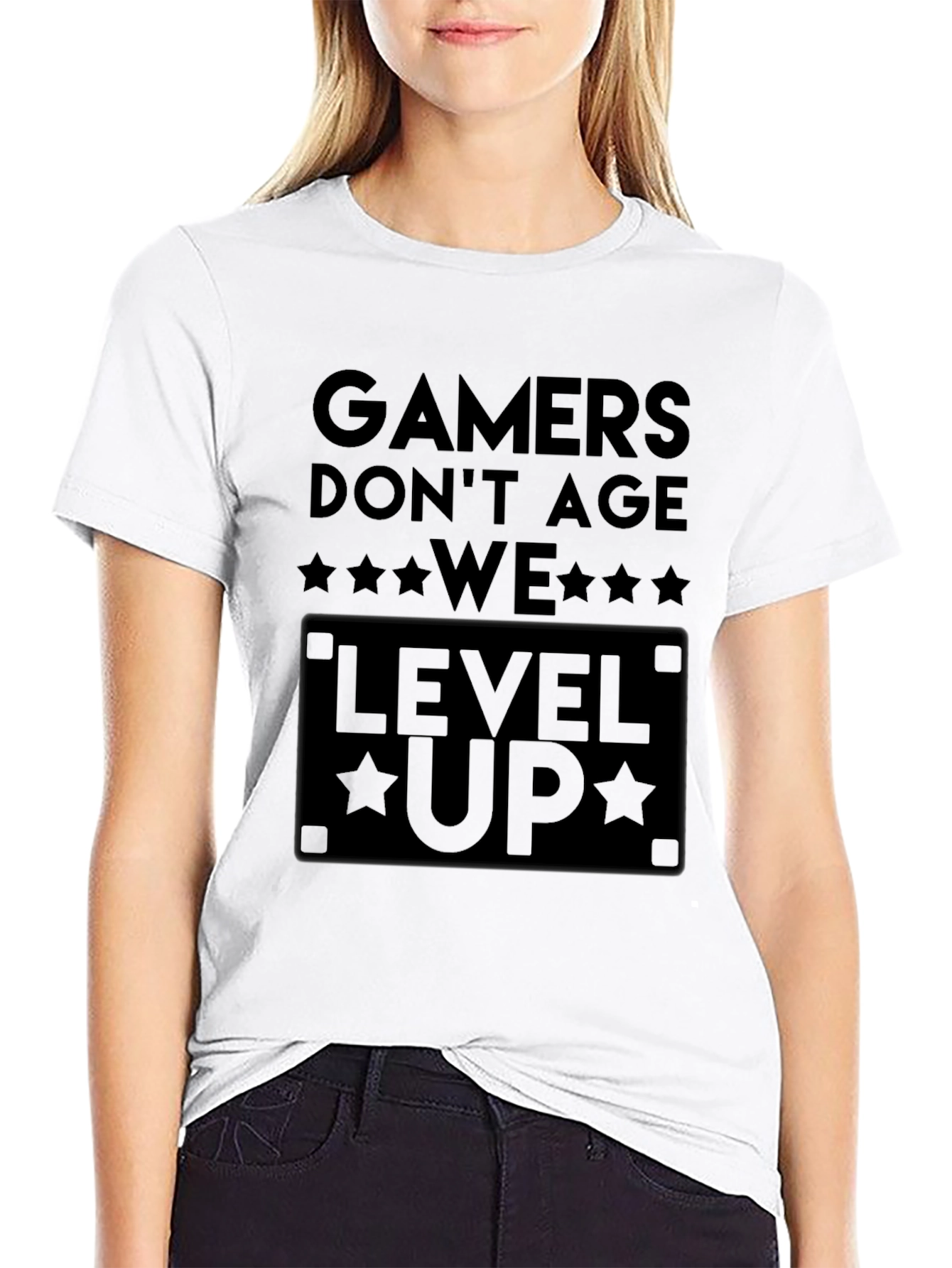 Gamers Dont Age We Level Up T-Shirt