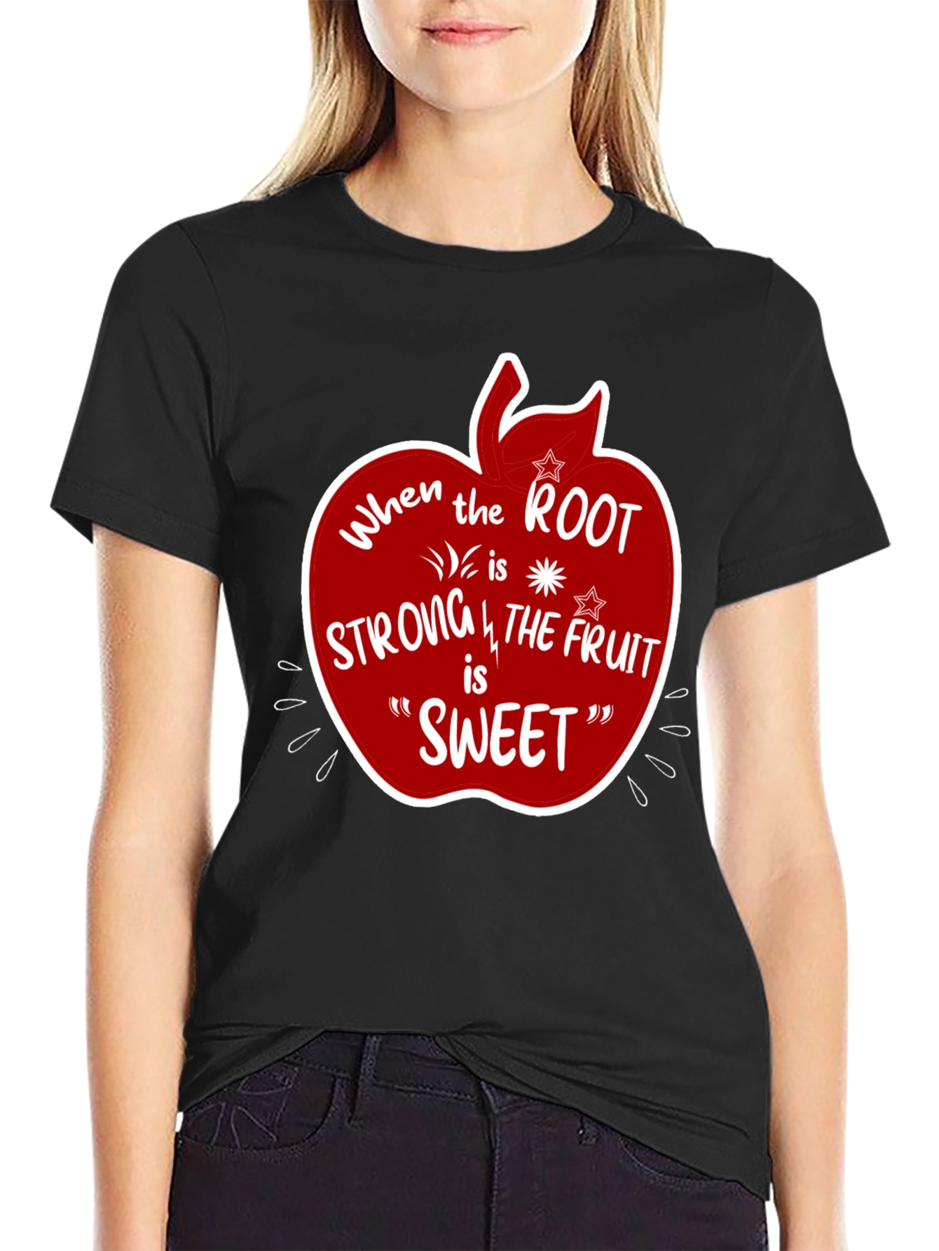 Root Strong Fruit Sweet Graphic T-Shirt