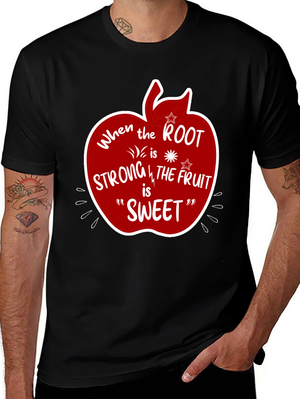 Root Strong Fruit Sweet Graphic T-Shirt