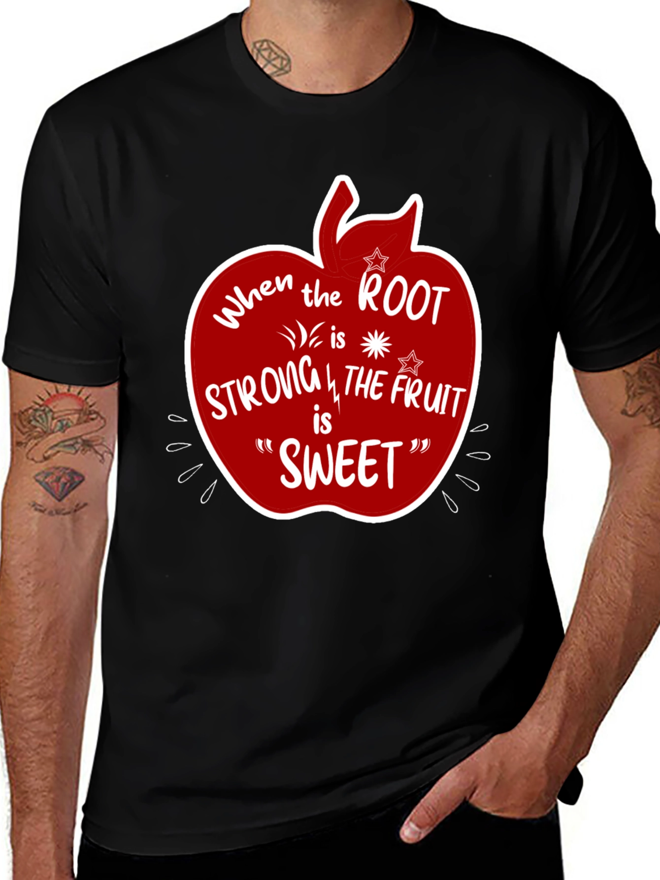 Root Strong Fruit Sweet Graphic T-Shirt